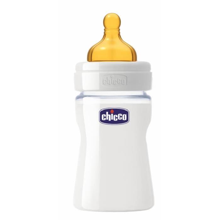 BIBERON VERRE 150ML EN LATEX CHICCO