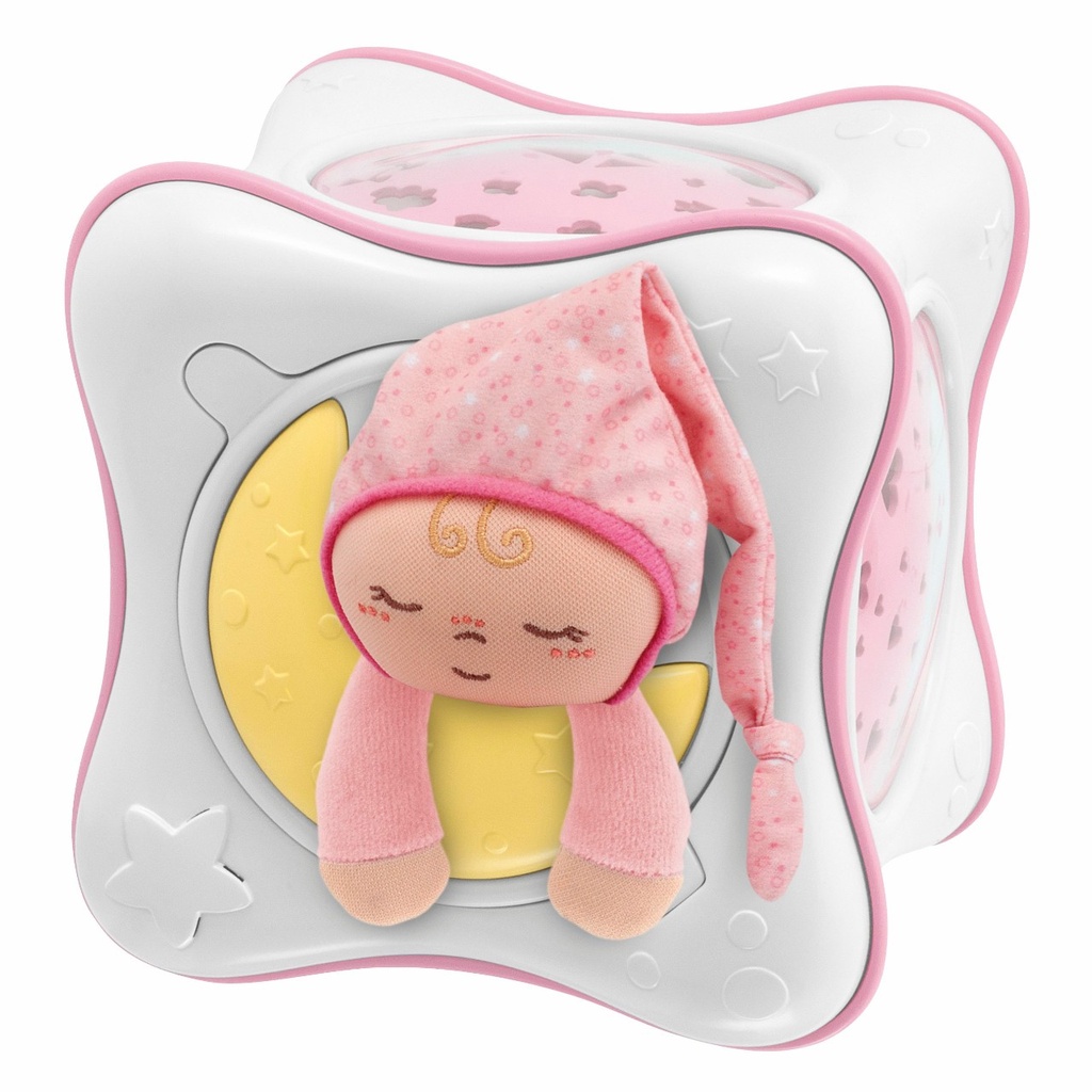 VEILLEUSE CUBE ARC-EN-CIEL CHICCO Rose