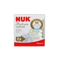 2 TETINES SILICONE NATURE SENSE 6-18 MOIS M NUK