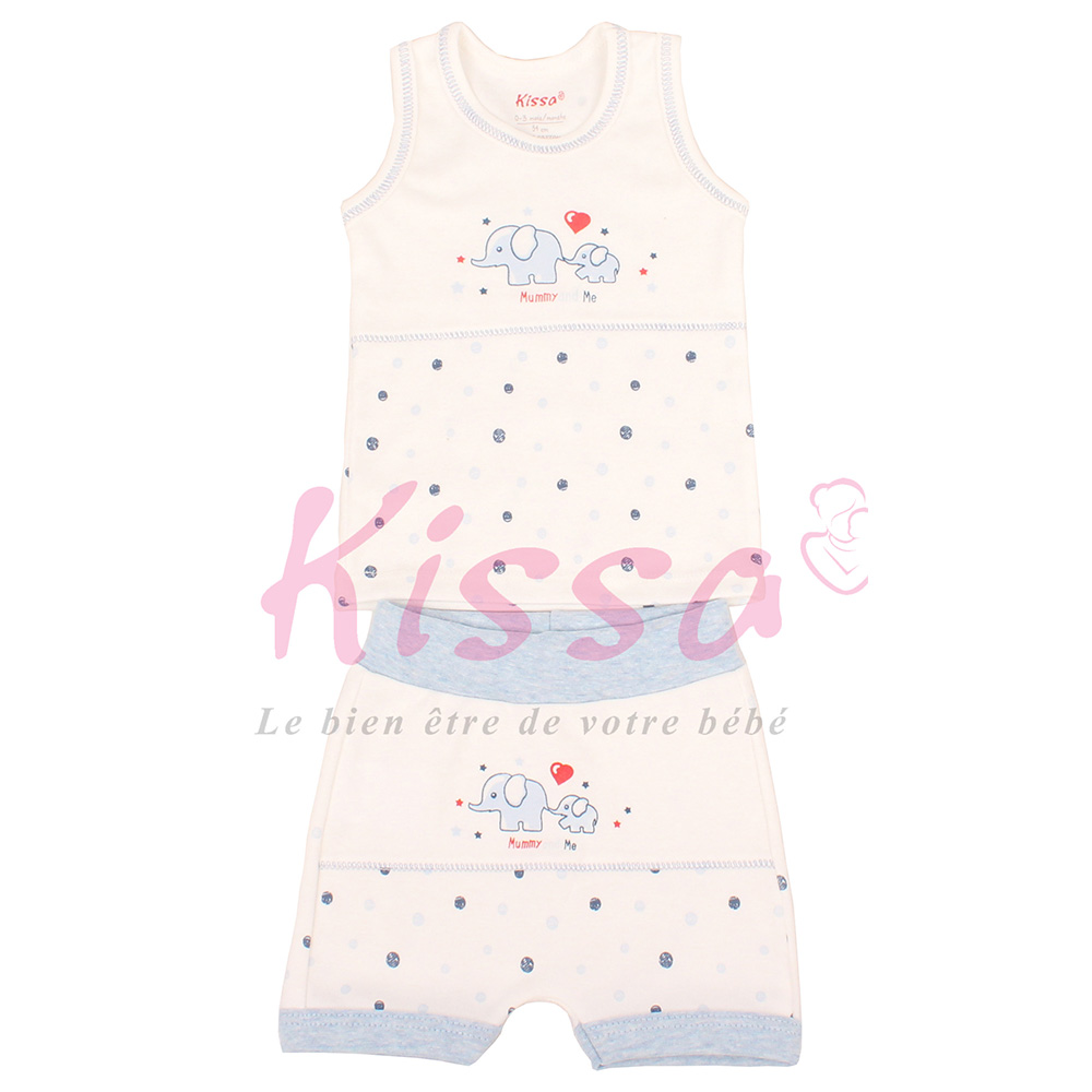 ENSEMBLE KISSA DEBARDEUR+SHORT ENS381A