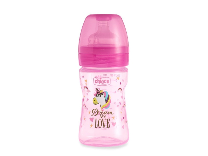 BIBERON PP SILICONE 150 ML CHICCO  FANTASTIQUE LOVE