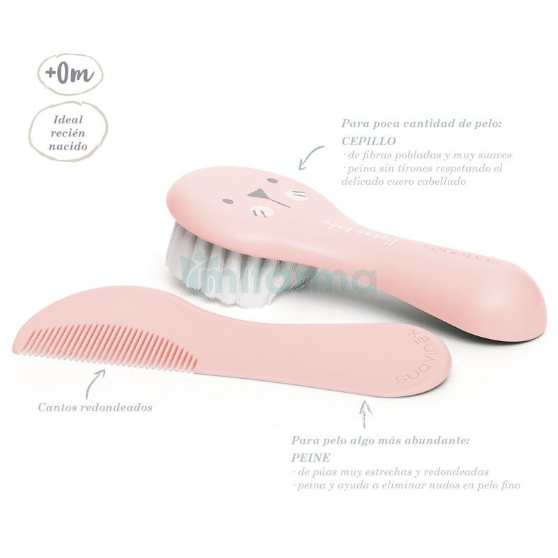 BROSSE A CHEVEUX ROSE SUAVINEX