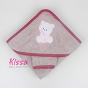 Cap De Bain 80*90cm + Gant KISSA