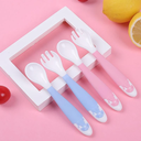 CUILLERE + FOURCHETTE EN SILICONE KIDS HEAVEN