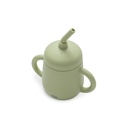 Tasse anti-goutte +paille en silicone INTERBABY