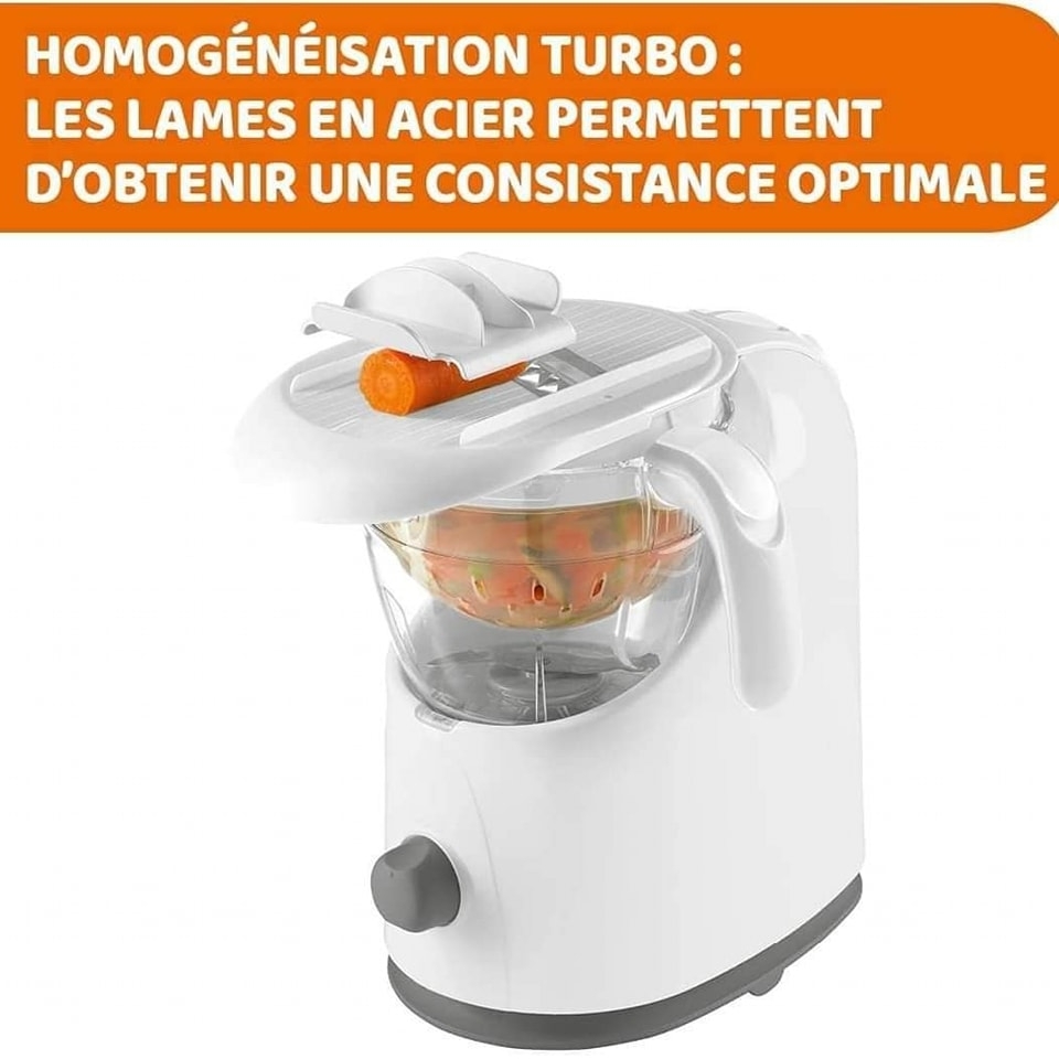 ROBOT CUISEUR VAPEUR MIXEUR CuociPappa CHICCO