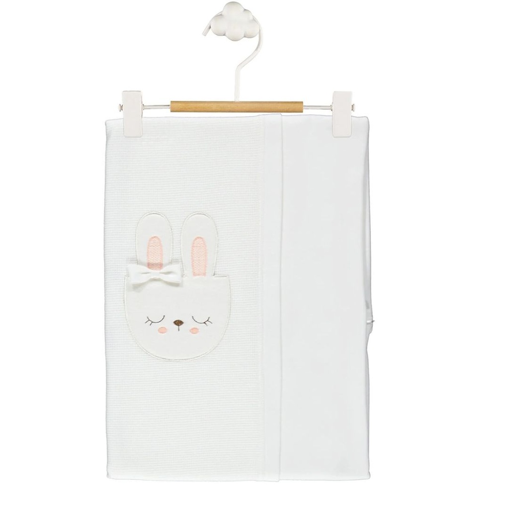 drap en coton sweet rabbit bebelina