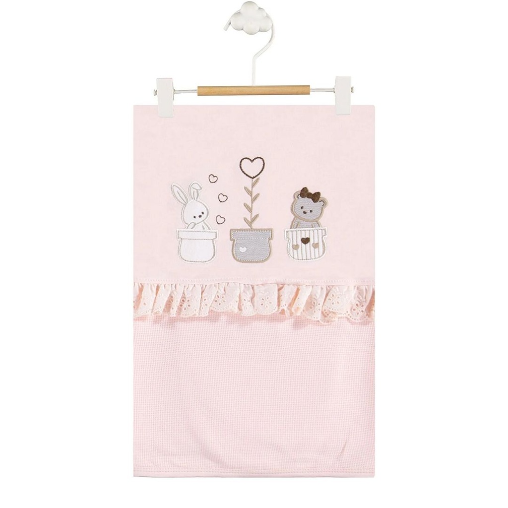 drap en coton lapin ours bebelina