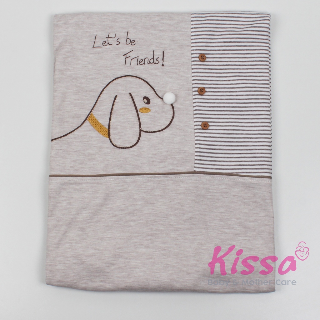 drap en coton let's be friends bebelina