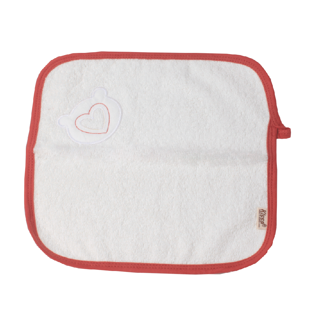 Serviette 30*30 cm avec broderie KISSA