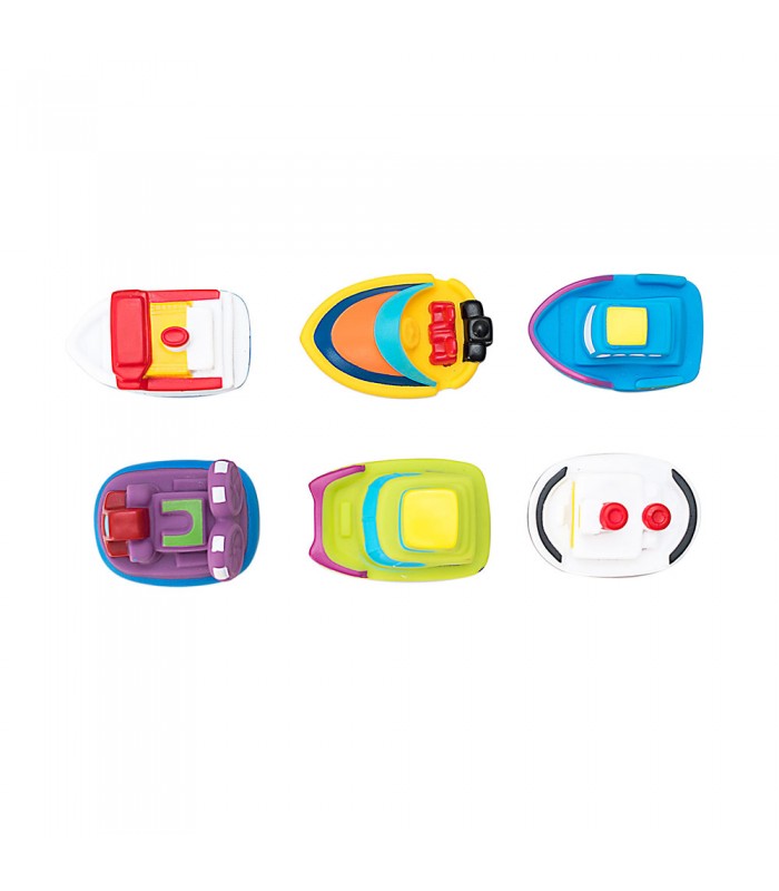 Boite de 6 jouets de bain Bateaux Olmitos