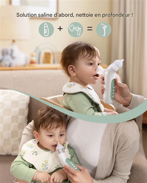Aspirateur nasal portable 2 en 1 MOMCOZY