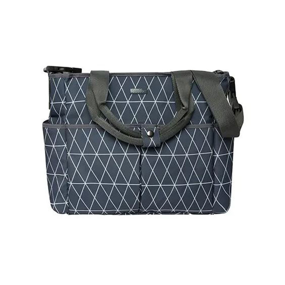 Sac Maman a Rayure Blanc/Noir TUCTUC