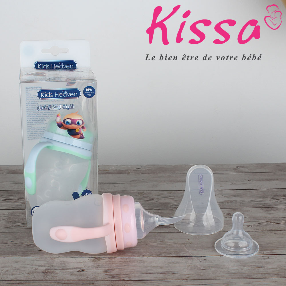 BIBERON CUILLERE AVEC BRAS KIDS HEAVEN 