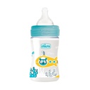 BIBERON 150ML SIL Well-Being  BLEU 0M+ CHICCO