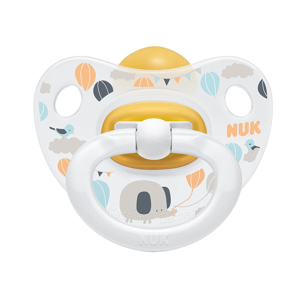 SUCETTE ORTHODONTIQUE LATEX HAPPY KIDS 0-6M NUK