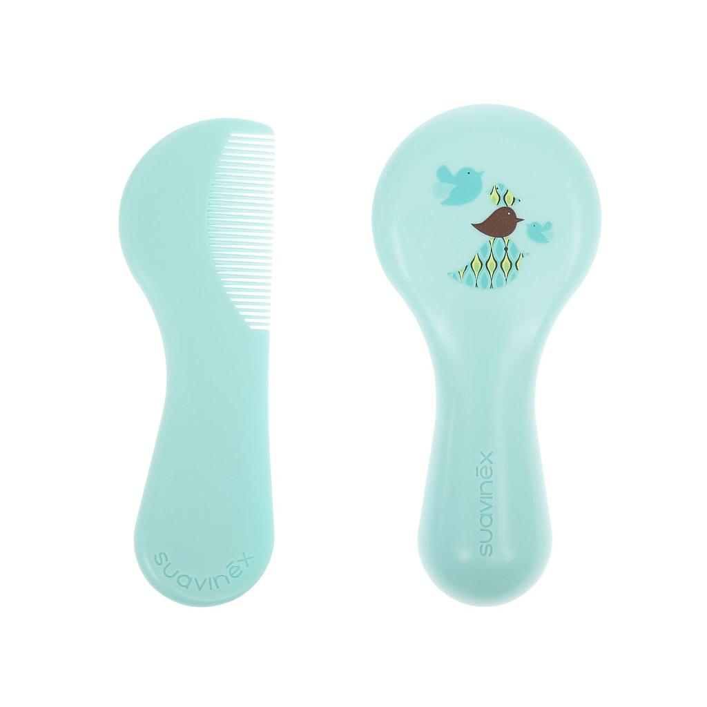 BROSSE ET PEIGNE BLEU SUAVINEX