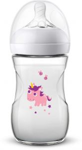 BIBERON NATUREL 260 ML DECO LICORNE