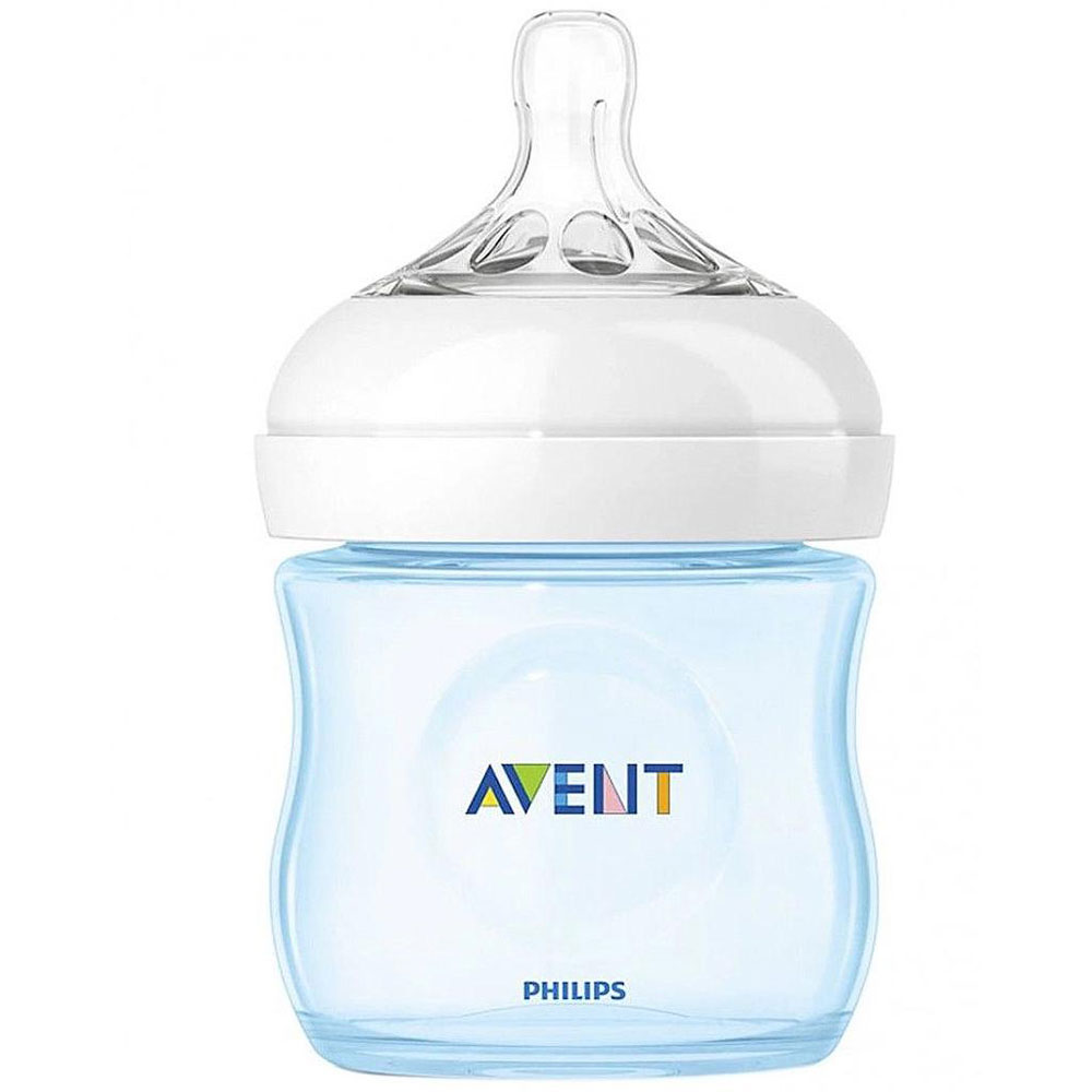 BIBERON NATUREL 125 ML BLEU AVENT