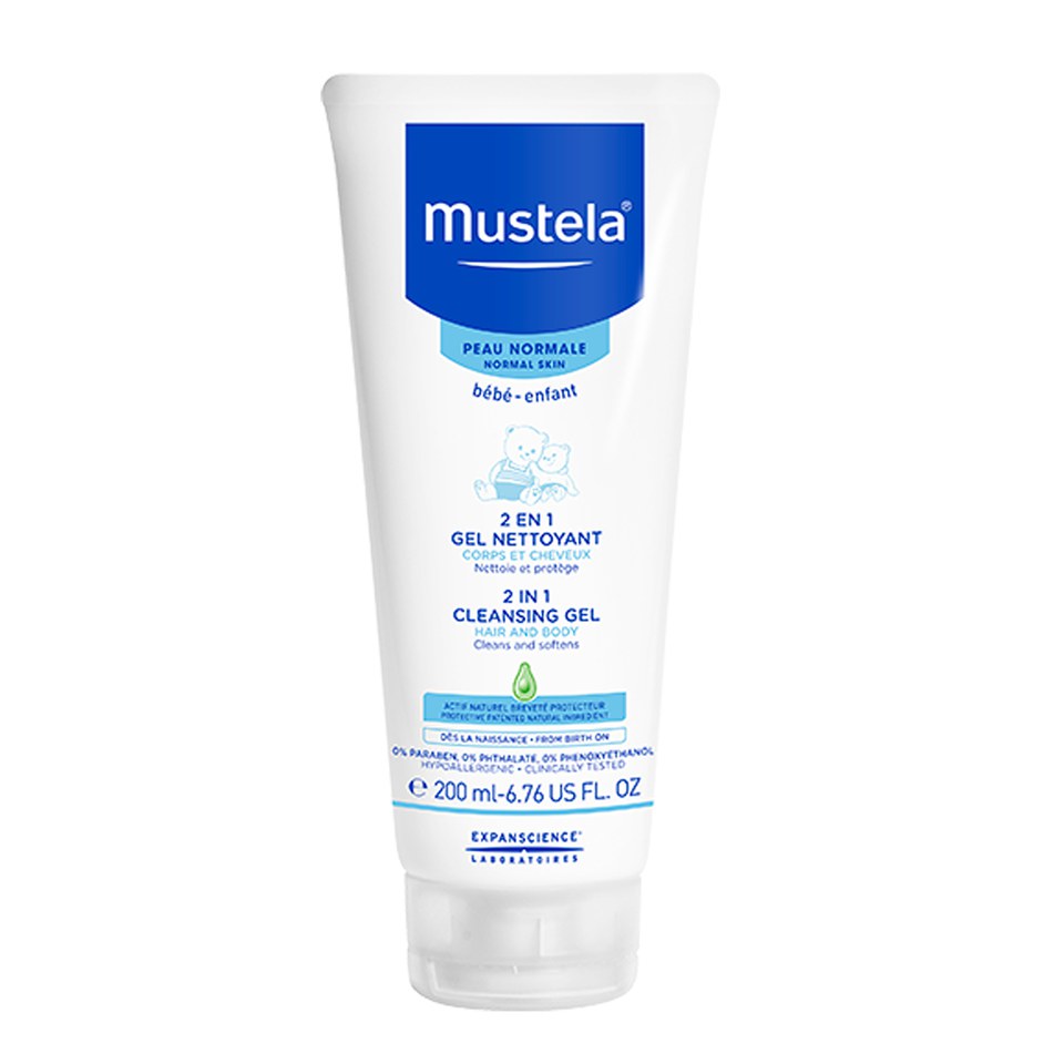 GEL NETTOYANT 2 EN 1 MUSTELA 