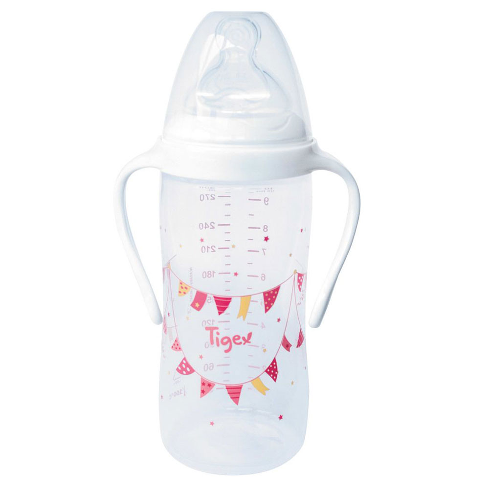 BIBERON TIGEX MULTIFLOW A POIGNEES 300ML +6 MOIS FILLE