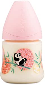 BIBERON 0-6M LATEX FLUX LENT PANDA ROSE