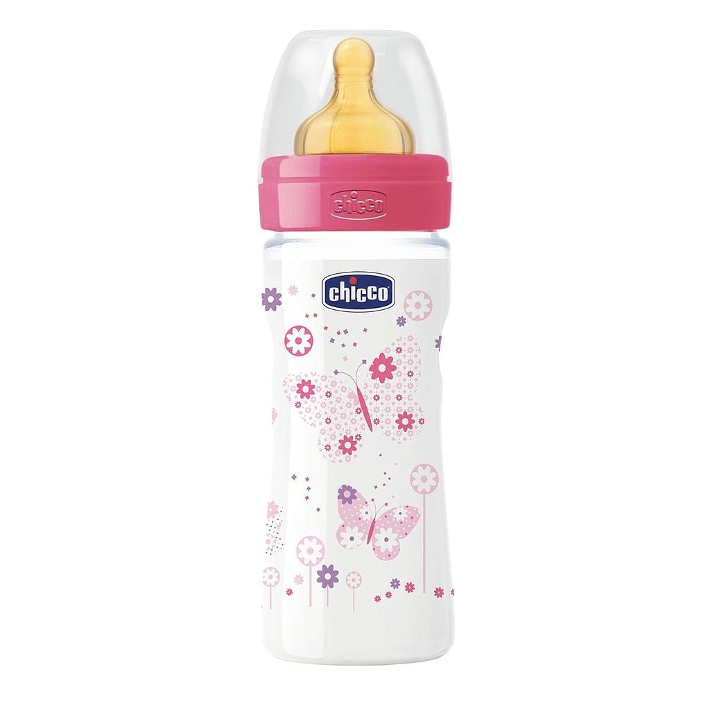 BIBERON PLASTIQUE 250ML EN LATEX CHICCO