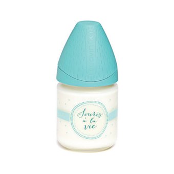 BIBERON 120ML EN VERRE SOURIRE A LA VIE 