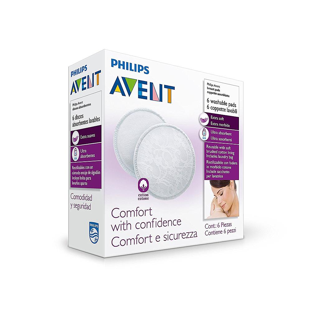 COUSSINET LAVABLES 6 PCS AVENT