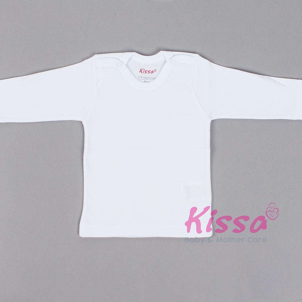 T-Shirt manche longue Blanc Kissa