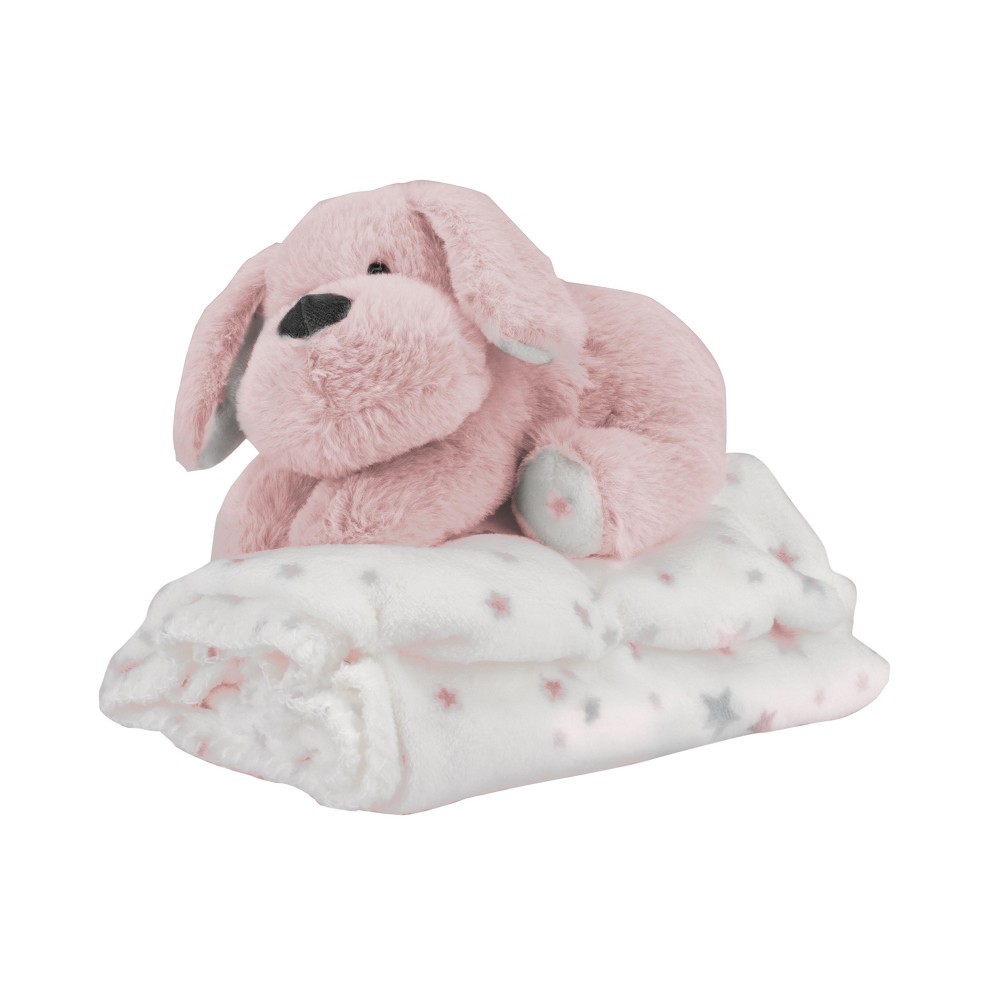 COUVERTURE + PELUCHE CHIEN INTERBABY