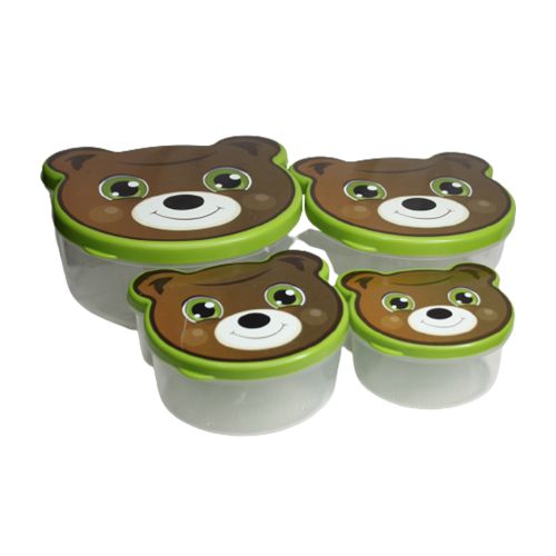 porte manger box zoo 4pcs