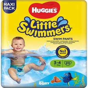 Pack Couches Piscine 7-15 KG 20 Pcs HUGGIES