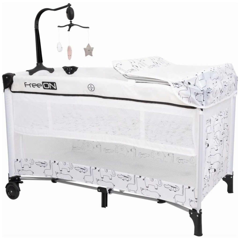 Lit Parc Travel Cot Safari FreeOn