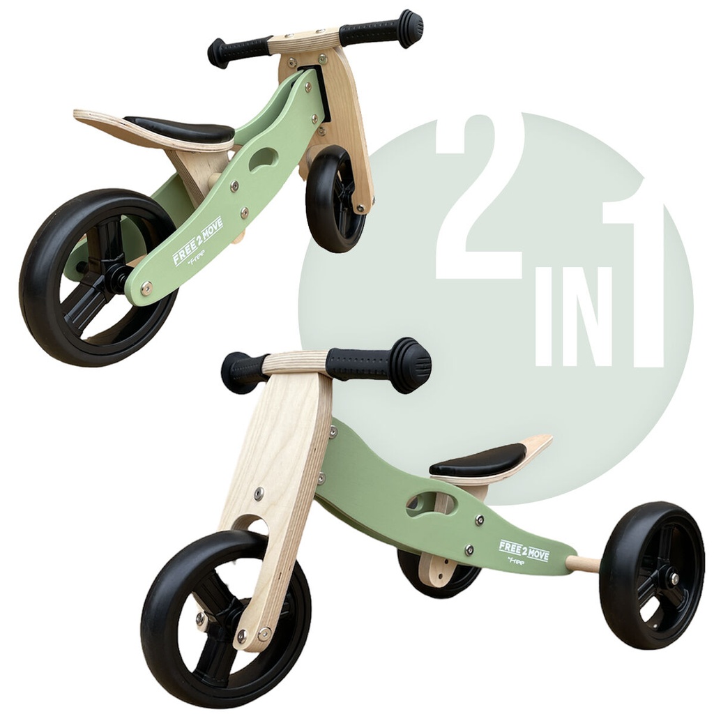 Mini Vélo d'équilibre 2 en 1 Tricycle FreeOn