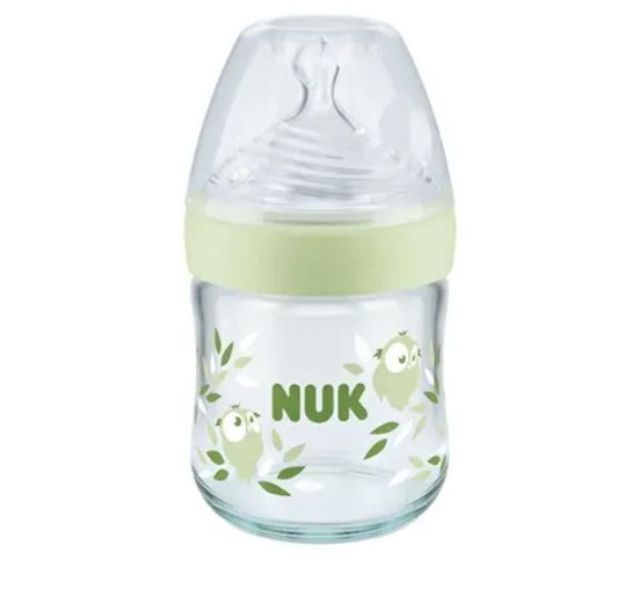 Biberon en verre Nature Sense avec Température Control 120 ml taille S Nuk