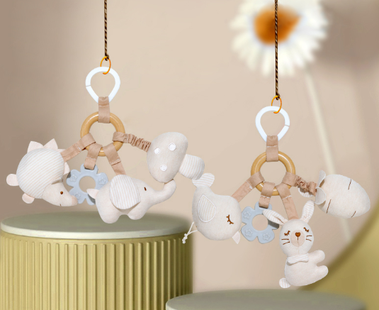 Jouet suspendu pour berceau de bébé kakiblin