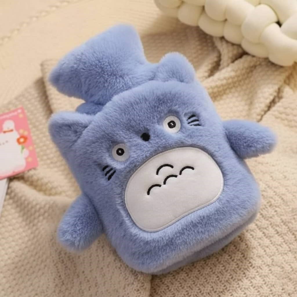 Bouillotte +Housse en peluche 500 ML