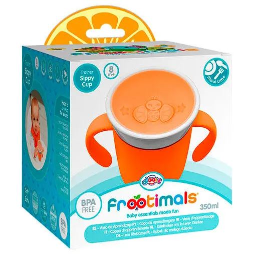 [FT00010] tasse d'apprentissage 360° orange