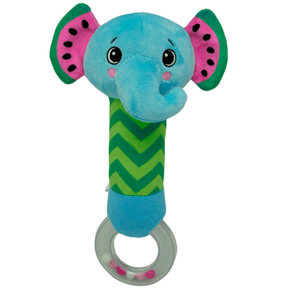 hochet en peluche éléphant