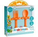 set du cuillère + fourchette 6m+ orange frootimals