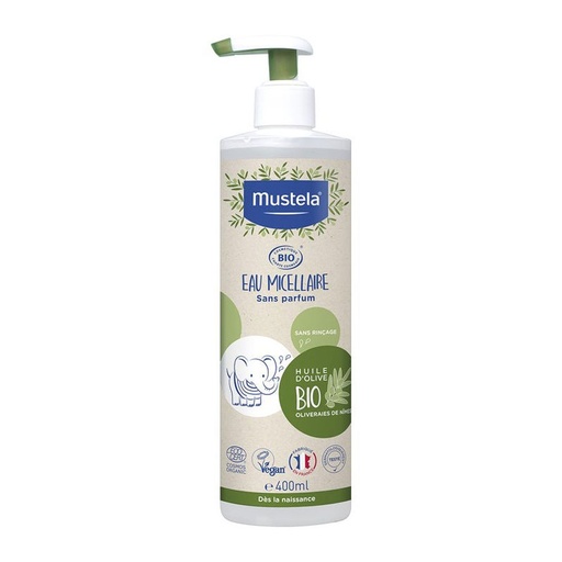 Eau Micellaire Sans Rinçage 400 ML BIO MUSTELA