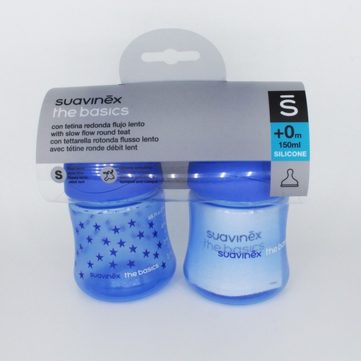 [3307605] 2 BIBERONS PLASTIQUE 150ML SUAVINEX