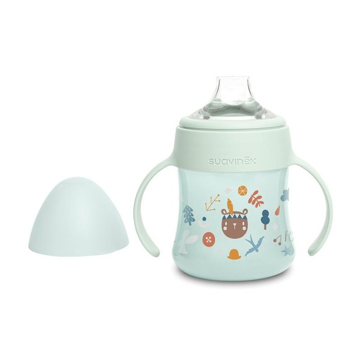 [3157989] TASSE À BEC SOUPLE 150ML +4MOIS  FOREST VERT