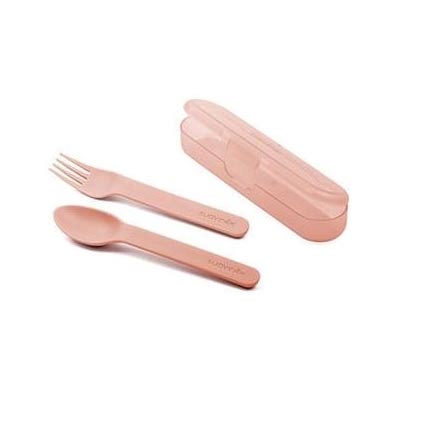 [3400767] SET DE COUVERTS AVEC BOITE ROSE