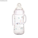 BIBERON EN PLASTIQUE BLANC SILICONE 6-24M