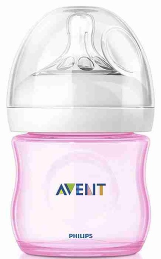 [SCF031/17] BIBERON NATUREL 125 ML ROSE AVENT