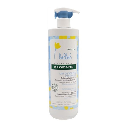 [4769] LAIT DE TOILETTE SANS RINCAGE KLORANE 500ML