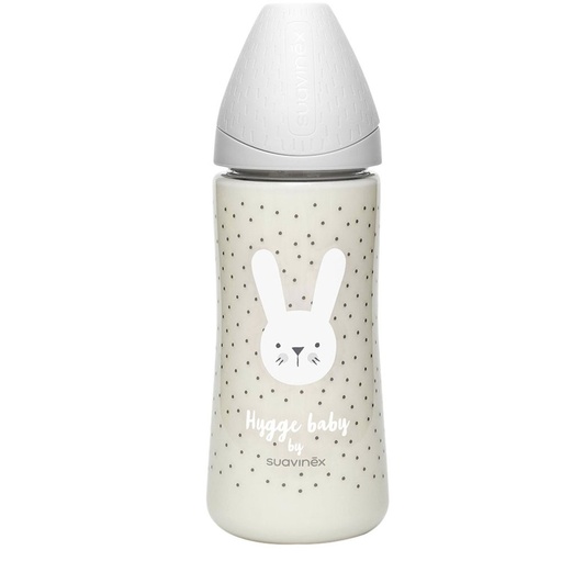 [3173346] BIBERON PREMIUM RABBIT GRIS 360ML SUAVINEX