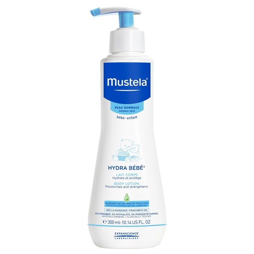 [252] HYDRA BEBE CORPS PEAU NORMAL 300ML MUSTELA